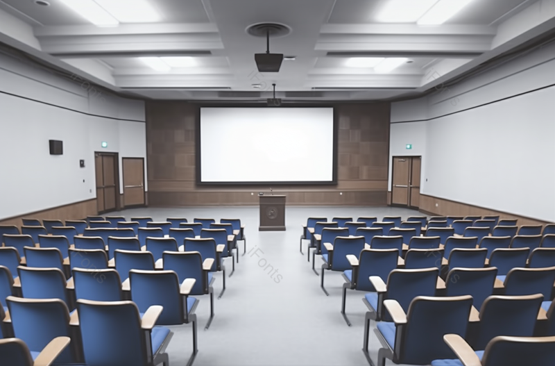 大学演讲厅空荡荡的座位正面视角摄影图,高清,摄影图,摄影图片,图片大全,摄影图免费下载